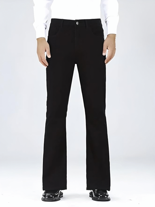Ben Martin Men's Wide Leg Fit Mid Rise Jeans - Image 5