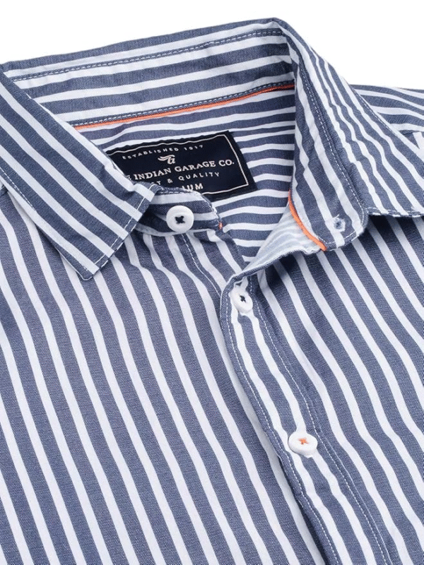 The Indian Garage Co Men's Cotton Slim Fit Shirt – Versatile Casual & Formal Wear - Image 2
