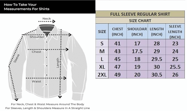 Lymio Casual Regular Fit Shirt for Men – Rib-Pattern, Long Sleeve, Stylish Everyday Wear - Image 4