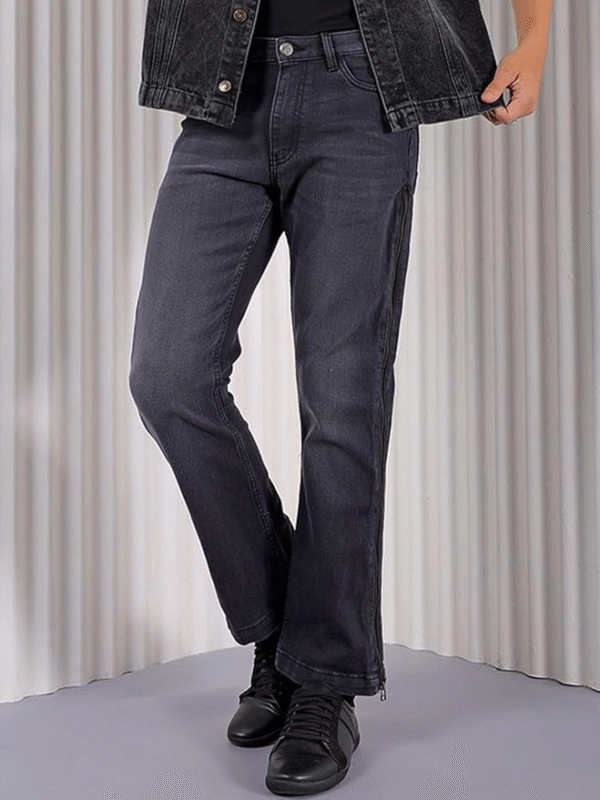 The Indian Garage Co Men's Stretch Fit Mid Rise Jeans – Comfort Meets Contemporary Style - Image 2