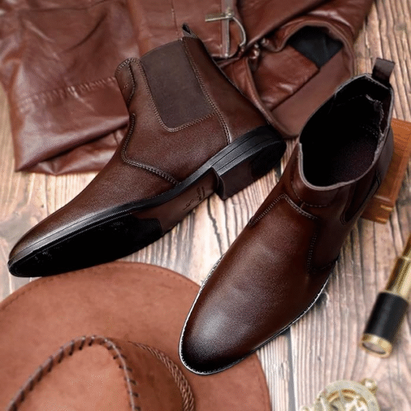 LOUIS STITCH Men's Chelsea Boots – Handcrafted Elegance for Every Occasion - Image 3