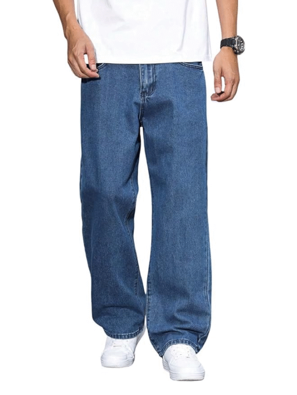KOTTY Men's Rugged Look Straight Fit Jeans