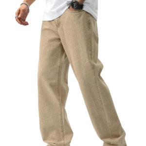 TAGAS Men’s Baggy Fit Cotton Relaxed Denim Jeans