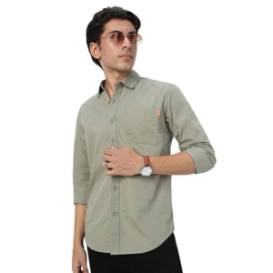 Urbano Fashion Men's Cotton Full Sleeve Regular Fit Casual Solid Shirt – Comfortable Everyday Wear