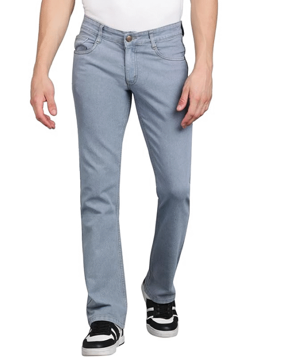 Urbano Fashion Men's Stretchable Washed Bootcut Jeans – Stylish & Comfortable Fit