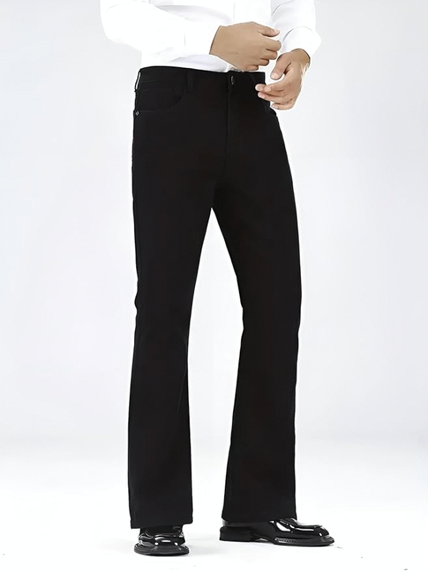 Ben Martin Men's Wide Leg Fit Mid Rise Jeans - Image 3