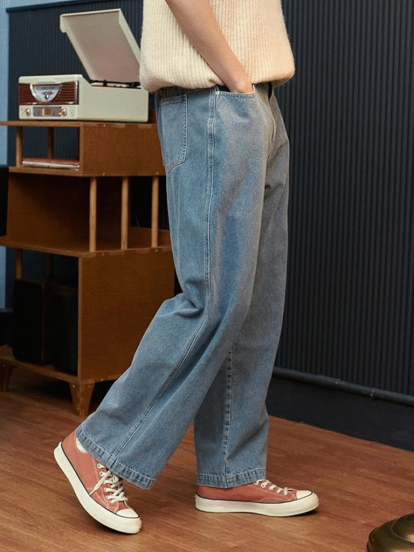 KOTTY Men’s Solid Fit Stretchable Stylish Jeans - Image 2