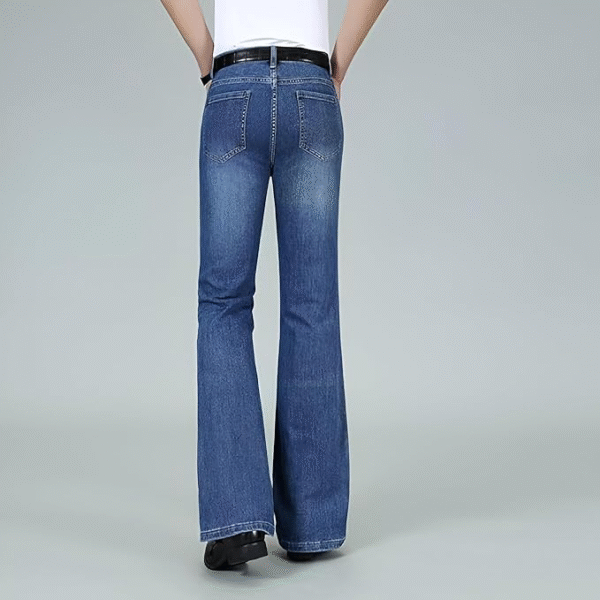 Ben Martin Men's Wide Leg Fit Mid Rise Jeans - Image 3