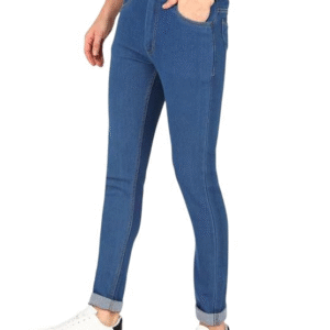 Men's Cotton Stretchable Slim Fit Jeans – Comfortable, Non-Fade Denim (Pack of 1)