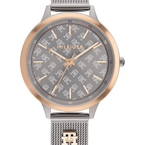Tommy Hilfiger Grey Dial Grey Stainless Steel Strap Women's Watch - TH1782587