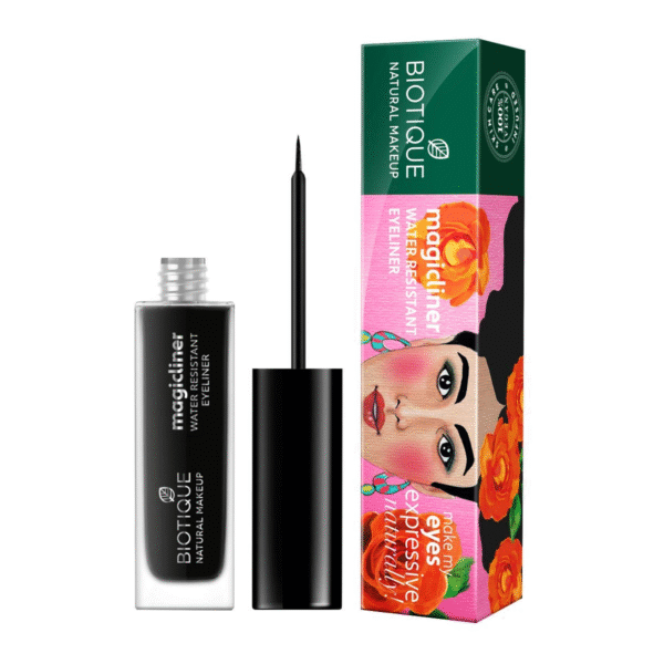 Biotique Natural Makeup Magicliner – Midnight Black (9ml) - Image 4