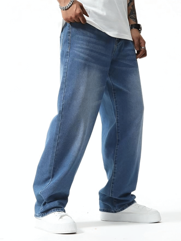Ben Martin Men’s Loose Mid Rise Jeans – Everyday Comfort