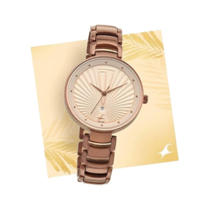 Fastrack Ruffles Analog Beige Dial Women's Watch – 6216QM01 / NP6216QM01