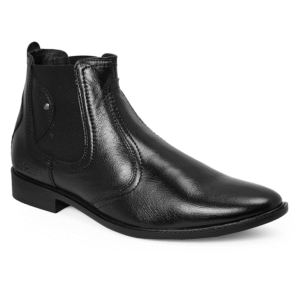 Red Chief Genuine Leather High-Top Chelsea Boots for Men
