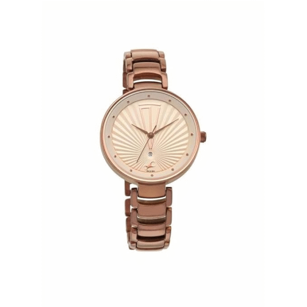 Fastrack Ruffles Analog Beige Dial Women's Watch – 6216QM01 / NP6216QM01 - Image 3