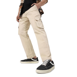 Urbano Fashion Men’s Regular Fit Mid Rise Cargo Pants