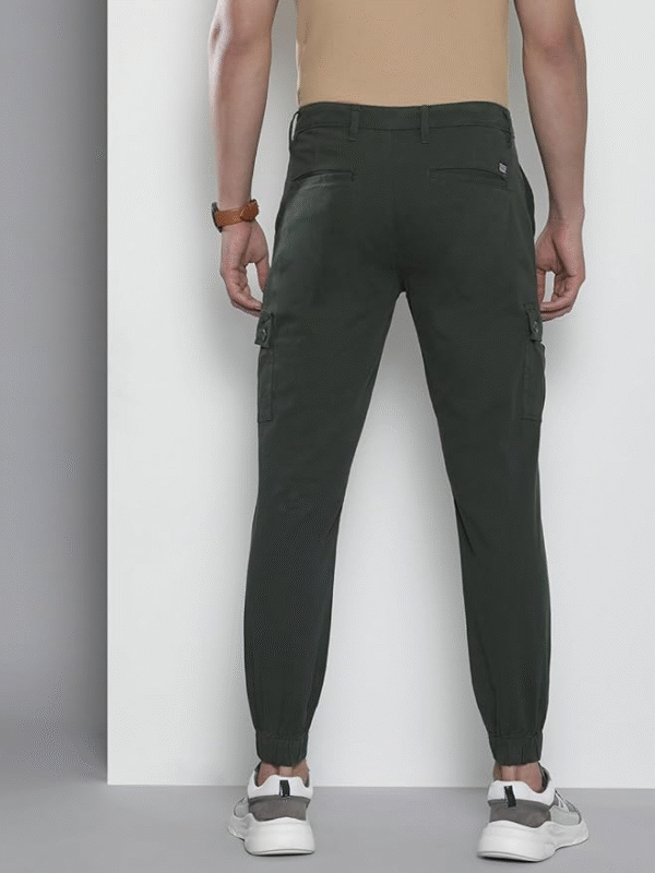 The Indian Garage Co Men’s Slim Fit Mid Rise Cargo Pants - Image 4