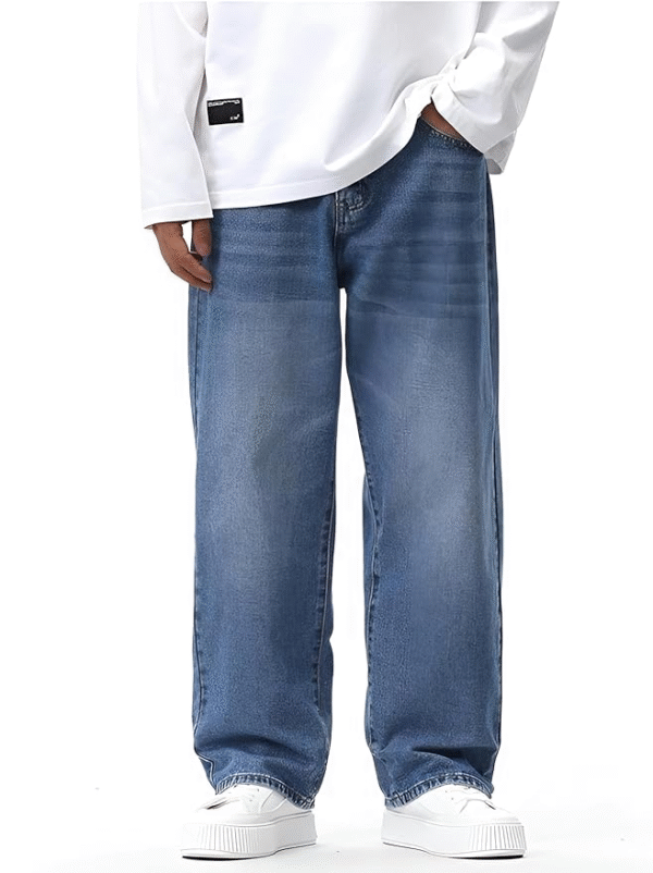 Ben Martin Loose Mid Rise Jeans for Men – Comfortable Fit - Image 2