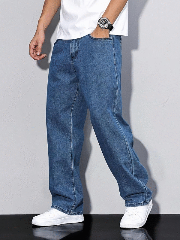 KOTTY Men's Rugged Look Straight Fit Jeans - Image 4