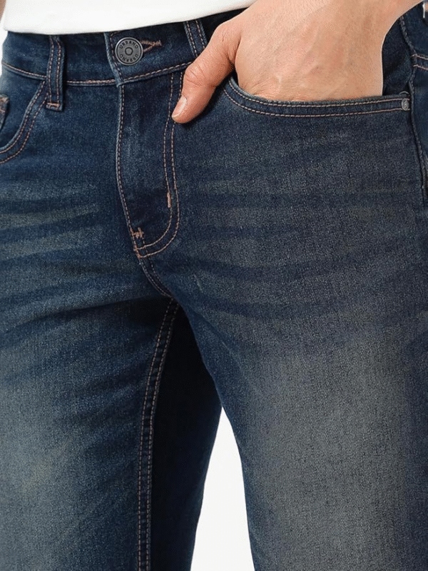 Urbano Fashion Men’s Washed Bootcut Stretchable Jeans - Image 5