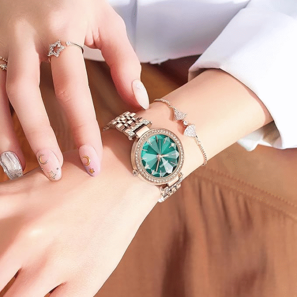 NIBOSI Women's Rose Gold Stainless Steel Watch – Elegant, Stylish & Waterproof - Image 6