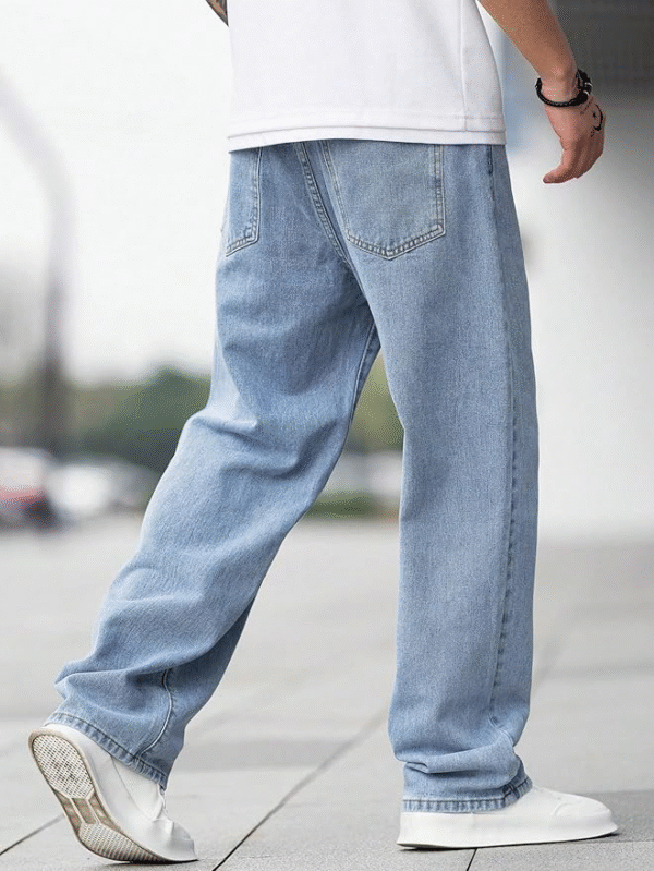 KOTTY Men's Solid Black Flame Slim Jeans - Image 6