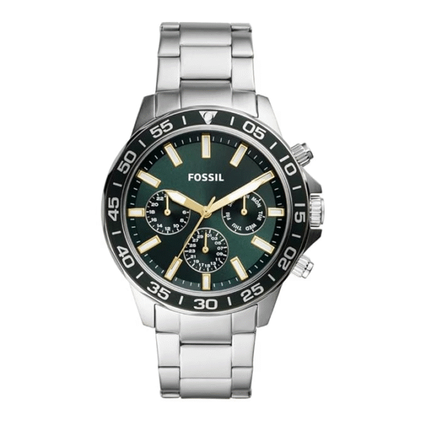 Fossil Bannon Analog Green Dial Men's Watch - BQ2492