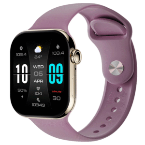 Fire-Boltt Ring X Smartwatch 2.01” Display with Always On Display, Bluetooth Calling, Wireless Charging, AI Voice Assistant, 100+ Sports Modes, Health Suite, 500+ Watchfaces (Pink S)