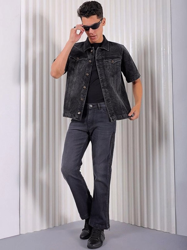The Indian Garage Co Men's Stretch Fit Mid Rise Jeans – Comfort Meets Contemporary Style - Image 5