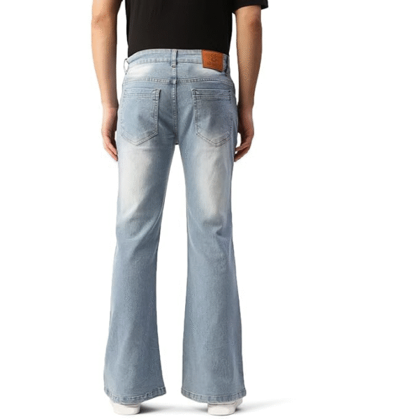 PARIS HAMILTON Men’s Stretch Bellbottom Bootcut Jeans - Image 2