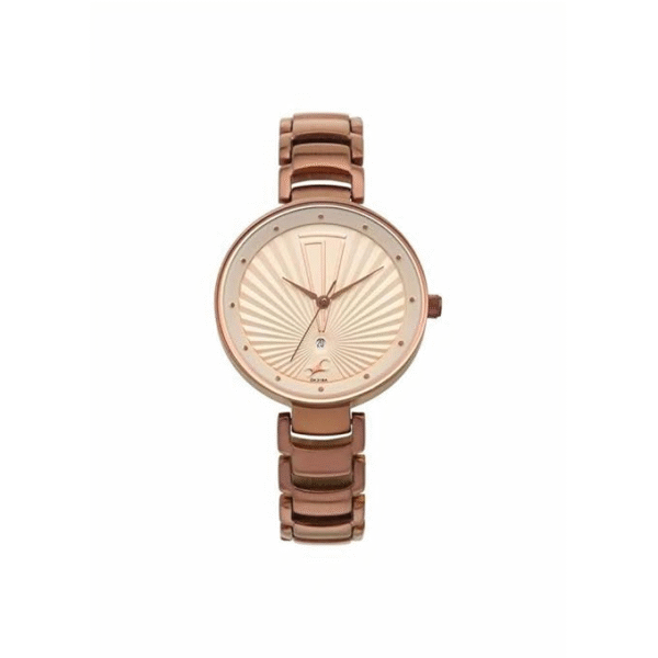 Fastrack Ruffles Analog Beige Dial Women's Watch – 6216QM01 / NP6216QM01 - Image 2