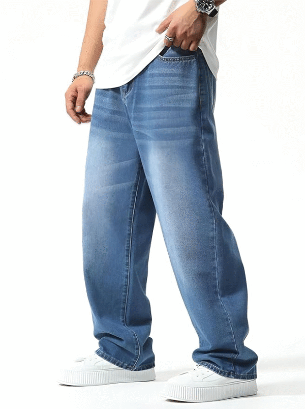 Ben Martin Men’s Loose Mid Rise Jeans – Everyday Comfort - Image 4