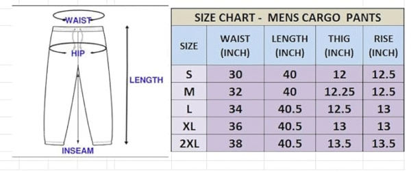 Lymio Men’s Cotton Cargo Pants – Durable, Comfortable & Functional - Image 5
