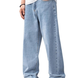 KOTTY Men's Solid Black Flame Slim Jeans