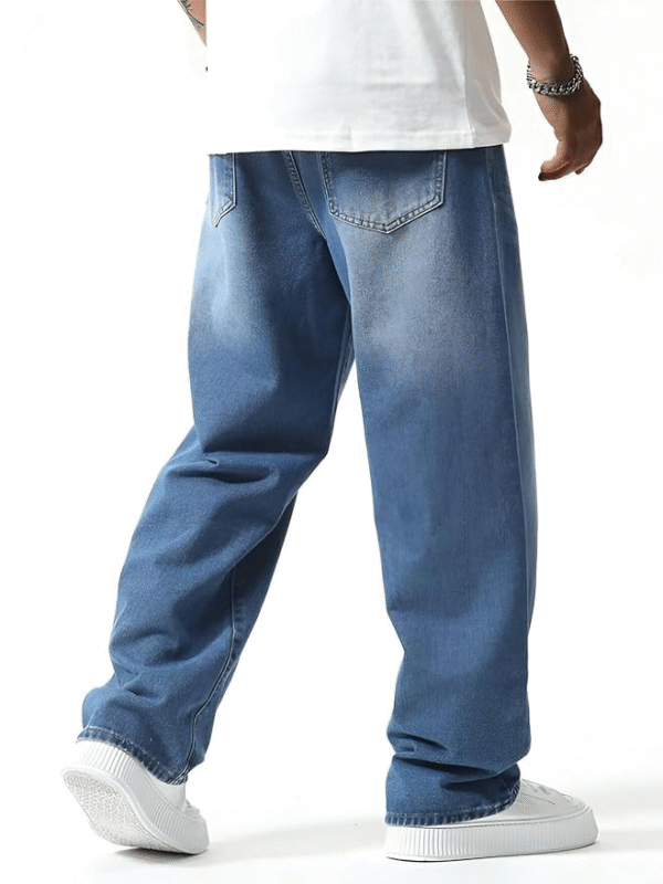 Ben Martin Men’s Loose Mid Rise Jeans – Everyday Comfort - Image 3