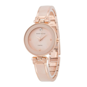 Anne Klein Metal Analog Pink Dial Women's Watch – AK1980BMRGJ / NCAK1980BMRG