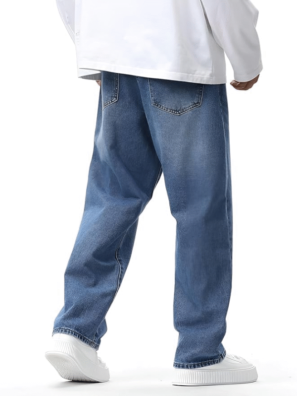 Ben Martin Loose Mid Rise Jeans for Men – Comfortable Fit - Image 4