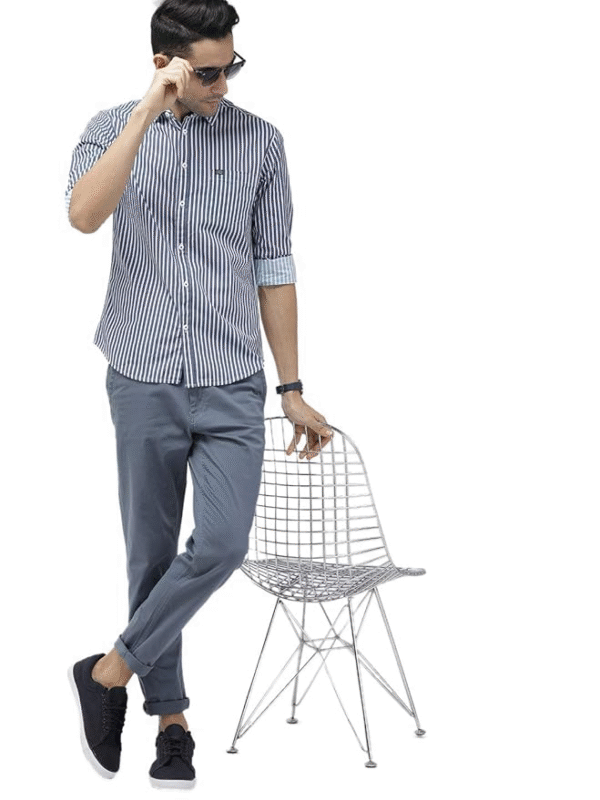 The Indian Garage Co Men's Cotton Slim Fit Shirt – Versatile Casual & Formal Wear - Image 5