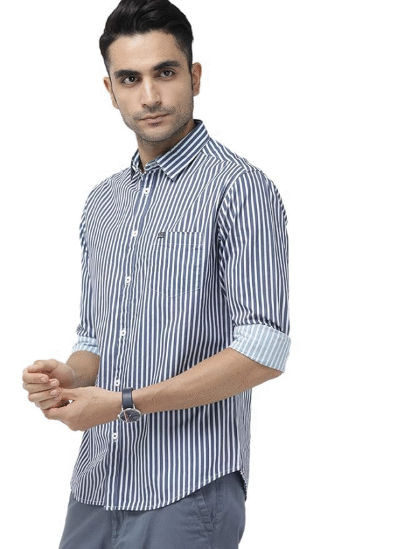 The Indian Garage Co Men's Cotton Slim Fit Shirt – Versatile Casual & Formal Wear - Image 3