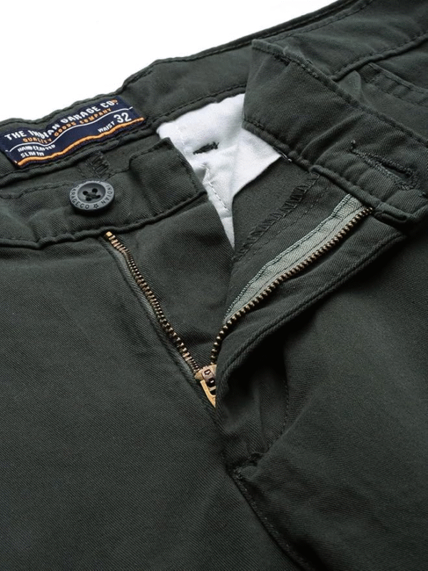 The Indian Garage Co Men’s Slim Fit Mid Rise Cargo Pants - Image 5