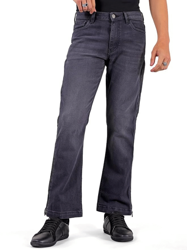 The Indian Garage Co Men's Stretch Fit Mid Rise Jeans – Comfort Meets Contemporary Style