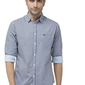 The Indian Garage Co Men's Cotton Slim Fit Shirt – Versatile Casual & Formal Wear