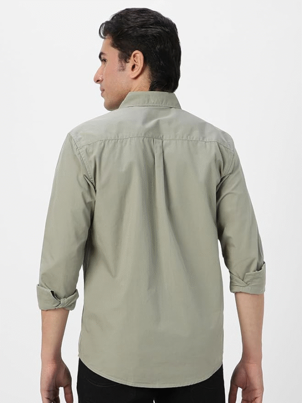 Urbano Fashion Men's Cotton Full Sleeve Regular Fit Casual Solid Shirt – Comfortable Everyday Wear - Image 5
