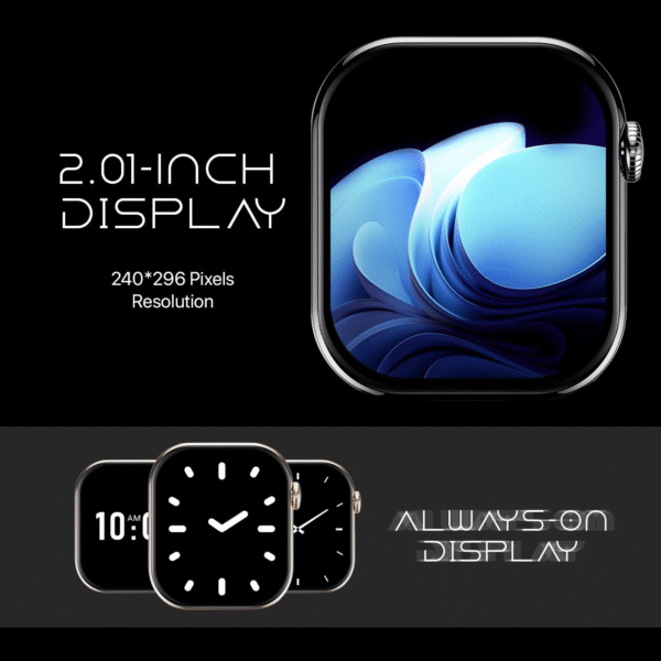 Fire-Boltt Ring X Smartwatch 2.01” Display with Always On Display, Bluetooth Calling, Wireless Charging, AI Voice Assistant, 100+ Sports Modes, Health Suite, 500+ Watchfaces (Pink S) - Image 5