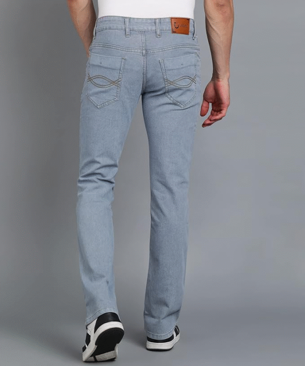 Urbano Fashion Men's Stretchable Washed Bootcut Jeans – Stylish & Comfortable Fit - Image 4
