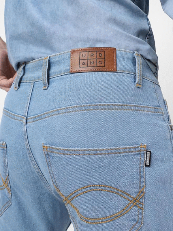 Urbano Fashion Men's Stretch Fit Mid Rise Jeans - Image 5