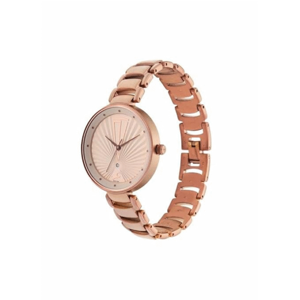 Fastrack Ruffles Analog Beige Dial Women's Watch – 6216QM01 / NP6216QM01 - Image 4