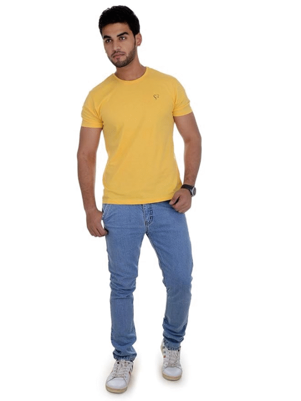 Ben Martin Men’s Slim Fit Mid Rise Denim Jeans – Stylish Cross Pocket Casual Pant for Men - Image 3