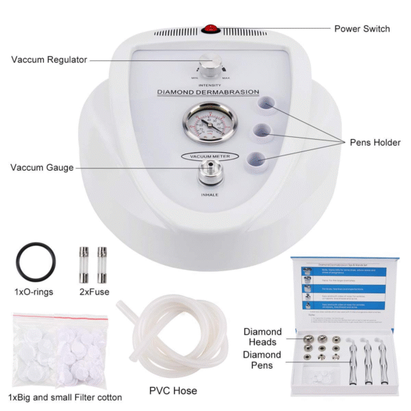 Yofuly190816 Microdermabrasion Machine – 65–68cmHg Suction Power | Professional Dermabrasion Device for Skin Rejuvenation, Peeling & Tightening - Image 7