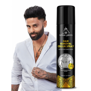 Urbangabru Men’s Painless Hair Removal Cream Spray – Aloe Vera & Lemon Extracts (200 ml)